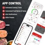 ThermoPro TP962W Bluetooth Meat Thermometer for Air Fryer