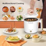 Audecook 1.8L Electric Hot Pot & Mini Cooker