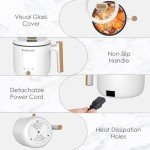 Audecook 1.8L Electric Hot Pot & Mini Cooker