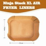 100PCS Ninja Double Stack Air Fryer Liners
