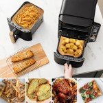 100PCS Ninja Double Stack Air Fryer Liners