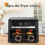 Air Fryer Silicone Liners - 2 Pack
