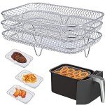Stackable Stainless Steel Racks for Air Fryers