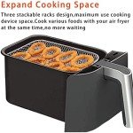 Stackable Stainless Steel Racks for Air Fryers
