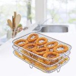 Stackable Stainless Steel Racks for Air Fryers