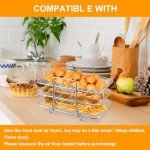 Stackable Air Fryer Rack for Ninja Dual Fryers