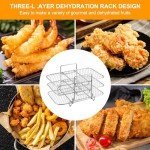 Stackable Air Fryer Rack for Ninja Dual Fryers