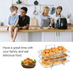 Stackable Air Fryer Rack for Ninja Dual Fryers