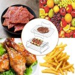 Stainless Steel Air Fryer Rack Set for 7.6L-9.5L