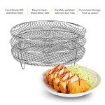 Stackable Dehydrator Racks for Air Fryers