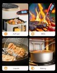 Babacom Digital Meat Thermometer with Dual Probes