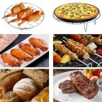 2-Pack 7-Inch Stainless Steel Air Fryer Racks