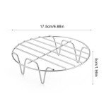2-Pack 7-Inch Stainless Steel Air Fryer Racks