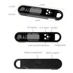 Instant Read Digital Meat Thermometer with Backlight