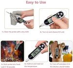 Digital Meat Thermometer with Auto-Off Feature - 2 Pack