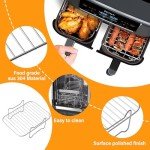 2-Pack Air Fryer Rack for Ninja Dual Zone