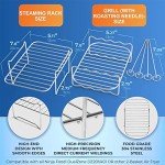 2-Pack Air Fryer Rack for Ninja Dual Zone