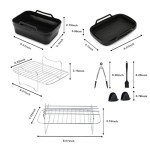 Easyki 8-Piece Silicone Liner Set for Air Fryers