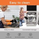 Easyki 8-Piece Silicone Liner Set for Air Fryers