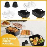 Silicone Air Fryer Liners and Grill Racks