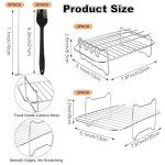 14-Piece Air Fryer Rack Set with Skewers