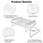 14-Piece Air Fryer Rack Set with Skewers
