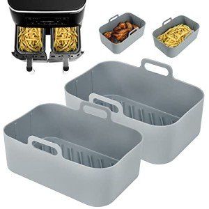 Silicone Air Fryer Liners, 2PCS - Ninja/Instant Vortex/Salter