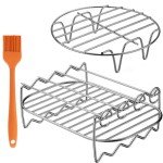 BoloShine 2-Piece Air Fryer Rack Set