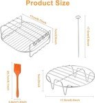 BoloShine 2-Piece Air Fryer Rack Set