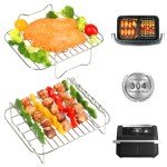 Ninja Foodi Air Fryer Rack with Kebab Skewers