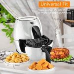 Ledeak 2-Pack Air Fryer Rack Set with Skewers