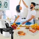 Ledeak 2-Pack Air Fryer Rack Set with Skewers