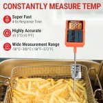 Digital Instant Read Cooking Thermometer with Clip