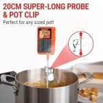 Digital Instant Read Cooking Thermometer with Clip
