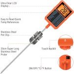 Digital Instant Read Cooking Thermometer with Clip