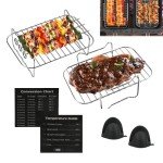 10-Piece Stainless Steel Air Fryer Accessory Set