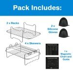 10-Piece Stainless Steel Air Fryer Accessory Set