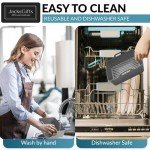 Upgraded Silicone Air Fryer Liner - 8 pcs, Grey