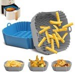 Reusable Silicone Air Fryer Liners for 5L-7.2L - 2pc