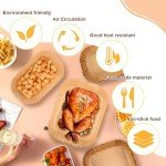 Air Fryer Parchment Paper for Dual Basket Models