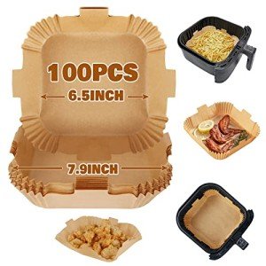 Disposable Air Fryer Paper Liners - 100 Pack