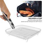 8-Inch Stackable Air Fryer Rack for Ninja