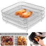 8-Inch Stackable Air Fryer Rack for Ninja