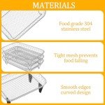 Ninja Air Fryer Stackable Stainless Steel Rack
