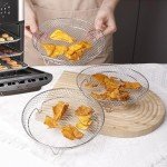 Stackable Stainless Steel Air Fryer Rack Set