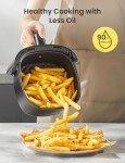 Midea 2L Black Air Fryer with Timer