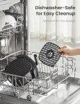 Midea 2L Black Air Fryer with Timer