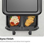 CHEFMAN 5.6L Dual Air Fryer Oven - Compact with Dual Windows