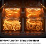 CHEFMAN 5.6L Dual Air Fryer Oven - Compact with Dual Windows