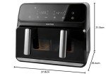 Salter Fuzion Dual 8L Air Fryer with Divider